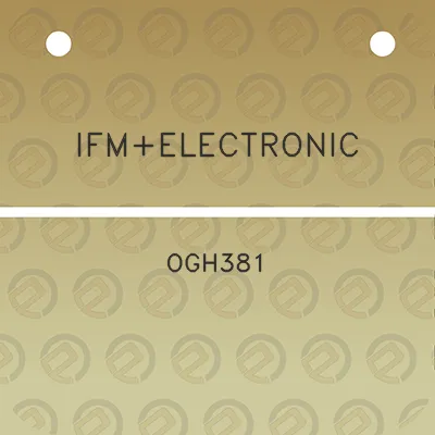 ifmelectronic-ogh381