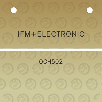 ifmelectronic-ogh502