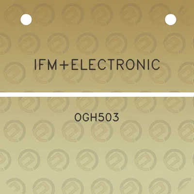 ifmelectronic-ogh503