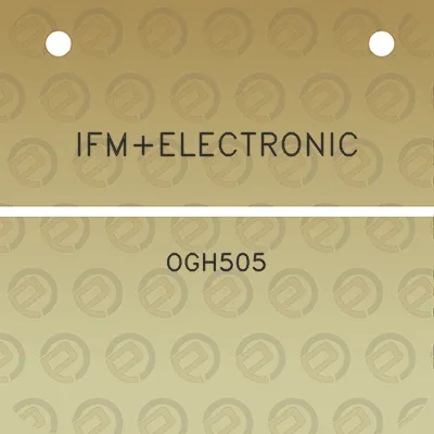 ifmelectronic-ogh505