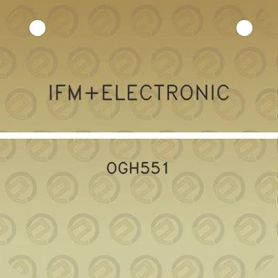 ifmelectronic-ogh551