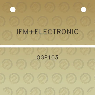 ifmelectronic-ogp103