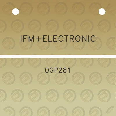 ifmelectronic-ogp281