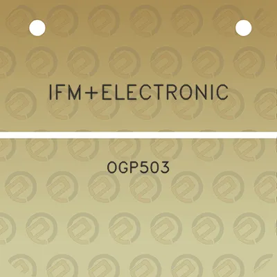 ifmelectronic-ogp503