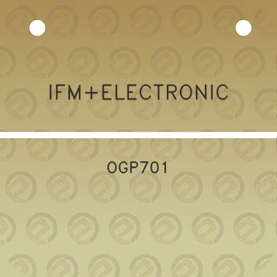 ifmelectronic-ogp701