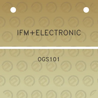 ifmelectronic-ogs101