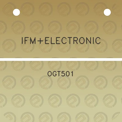 ifmelectronic-ogt501