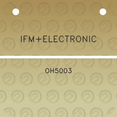 ifmelectronic-oh5003