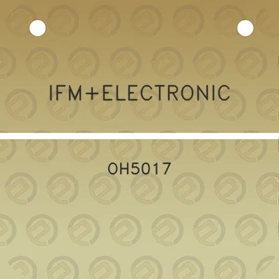 ifmelectronic-oh5017