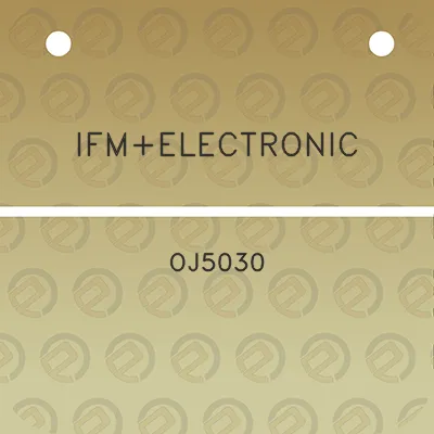 ifmelectronic-oj5030