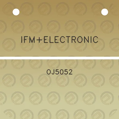 ifmelectronic-oj5052