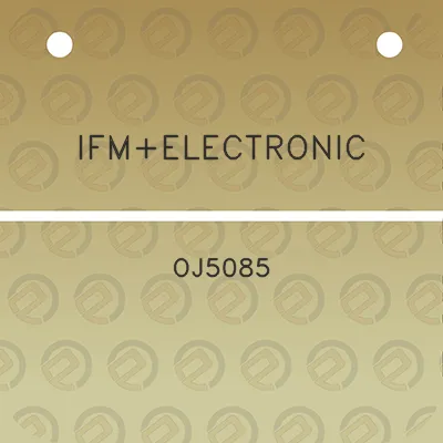 ifmelectronic-oj5085