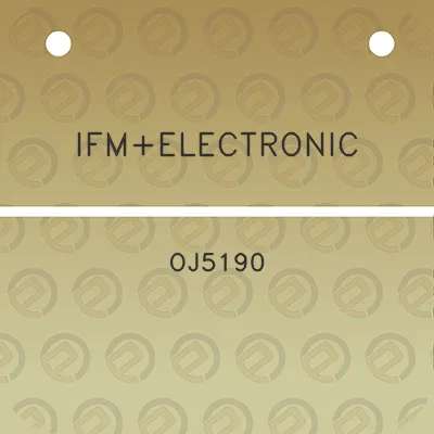 ifmelectronic-oj5190