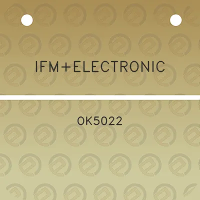 ifmelectronic-ok5022