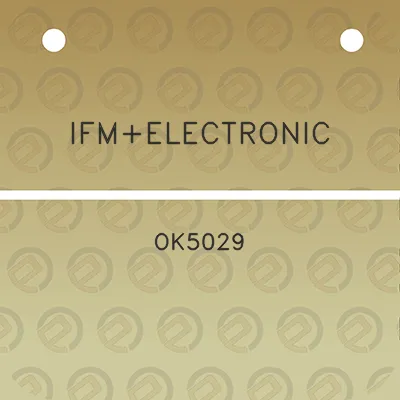 ifmelectronic-ok5029