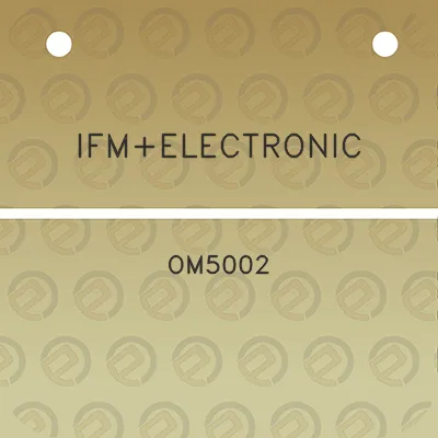 ifmelectronic-om5002