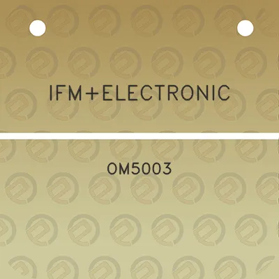 ifmelectronic-om5003