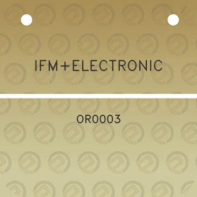 ifmelectronic-or0003