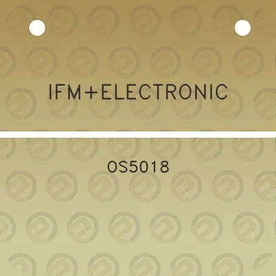 ifmelectronic-os5018