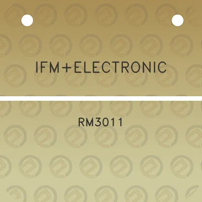 ifmelectronic-rm3011