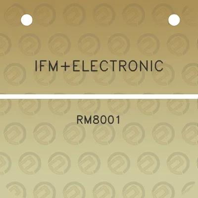 ifmelectronic-rm8001