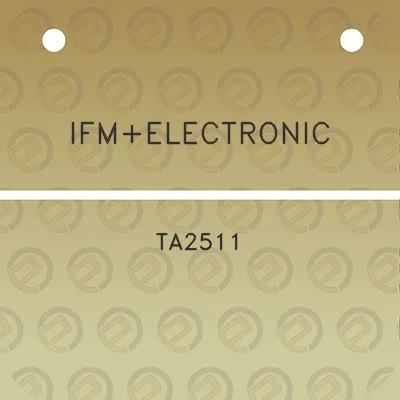 ifmelectronic-ta2511