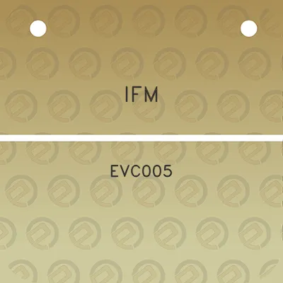 ifm-evc005