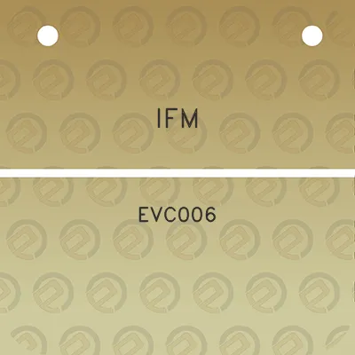 ifm-evc006