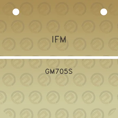 ifm-gm705s