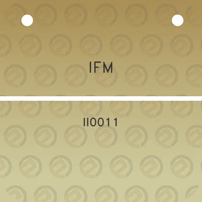 ifm-ii0011