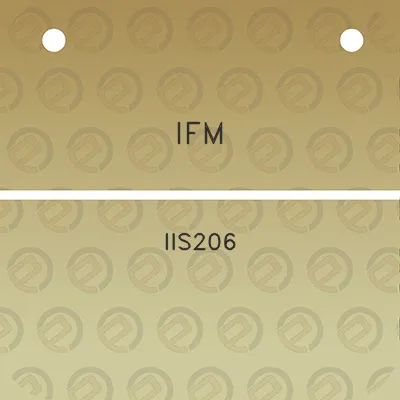 ifm-iis206