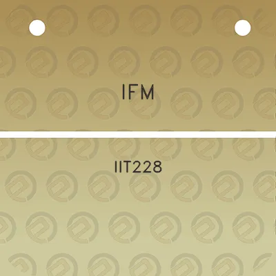 ifm-iit228