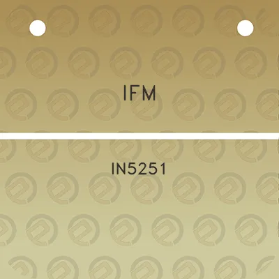 ifm-in5251