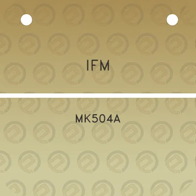 ifm-mk504a