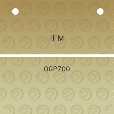 ifm-ogp700