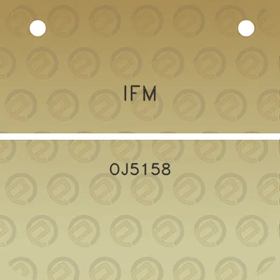 ifm-oj5158