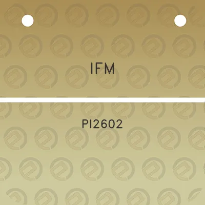 ifm-pi2602