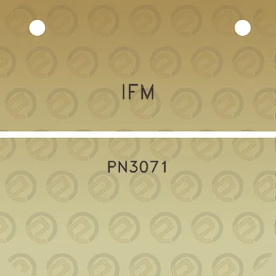 ifm-pn3071