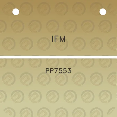 ifm-pp7553