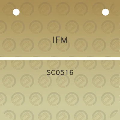 ifm-sc0516