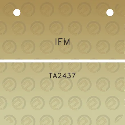 ifm-ta2437