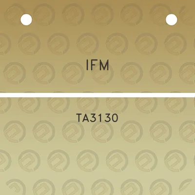 ifm-ta3130