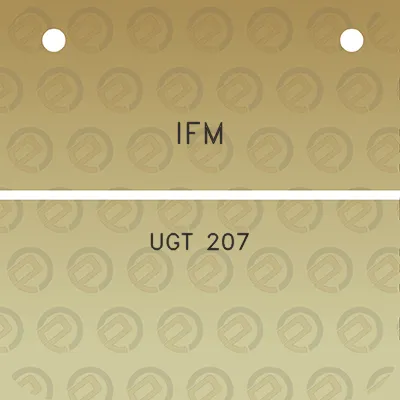 ifm-ugt-207