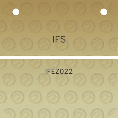 ifs-ifez022