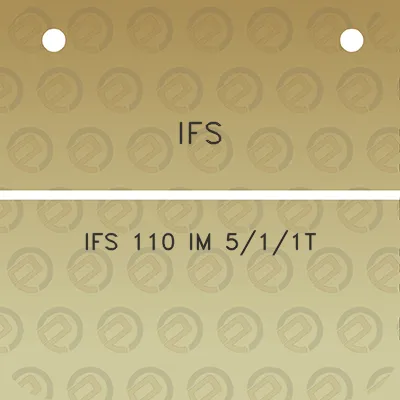 ifs-ifs-110-im-511t