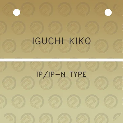 iguchi-kiko-ipip-n-type