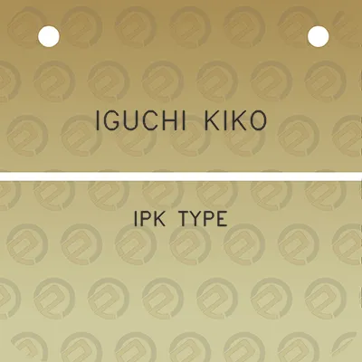 iguchi-kiko-ipk-type