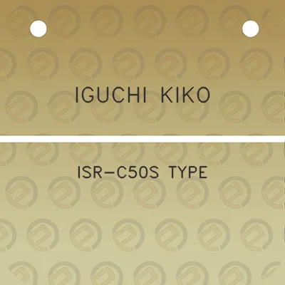 iguchi-kiko-isr-c50s-type