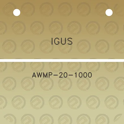 igus-awmp-20-1000