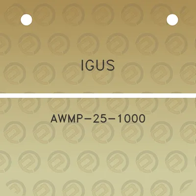 igus-awmp-25-1000